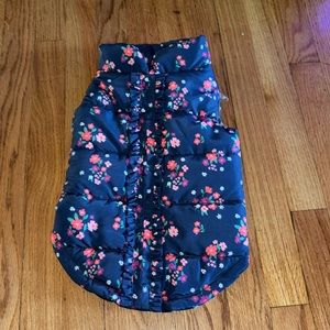 Beautiful floral dog jacket